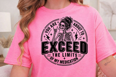 Sassy Skeleton Medication Quotes SVG PNG SVG DesignDestine 