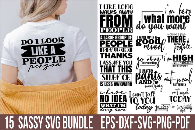 Sassy SVG Bundle Digital Pattern orpitasn 