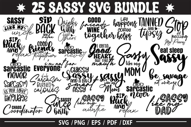Sassy SVG Bundle SVG orpitasn 