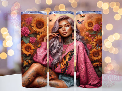 Sassy Tattoo Quote Tumbler, Tattoo Girl, Sassy Quotes, Sublimation Art, 20oz Tumbler, Bold Wrap, Fun Design Sublimation SvggirlplusArt 