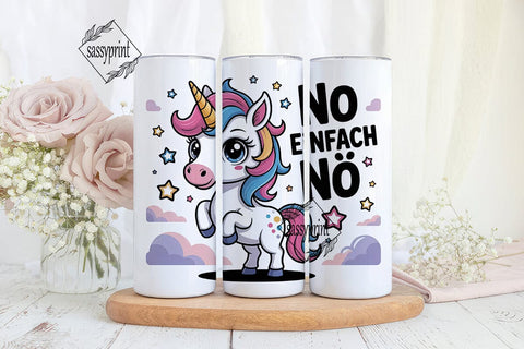 Sassy Unicorn 20oz Tumbler Wrap Sublimation sassyprint 