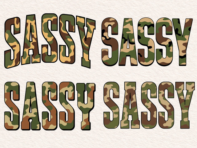 Sassy Varsity Camo Sublimation Design, Trendy College Style Graphic, Camouflage Shirt SVG DesignDestine 