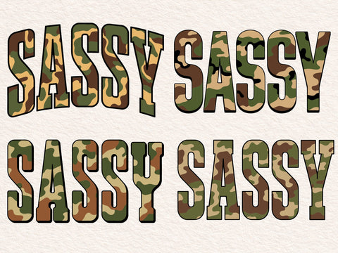 Sassy Varsity Camo Sublimation Design, Trendy College Style Graphic, Camouflage Shirt SVG DesignDestine 
