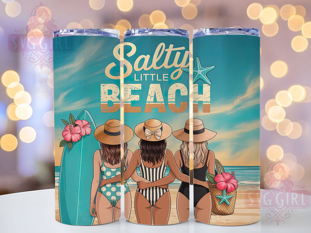 Sassy Waves Salty Beach Tumbler, Funny Summer Quote, Sarcastic Tumbler Wrap, Beach Humor PNG, 20oz Tumbler Sublimation, Sassy Beach Tumbler, Summer Vibes Wrap Sublimation SvggirlplusArt 