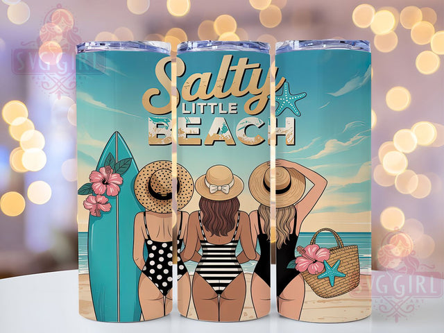 Sassy Waves Salty Beach Tumbler, Funny Summer Quote, Sarcastic Tumbler Wrap, Beach Humor PNG, 20oz Tumbler Sublimation, Sassy Beach Tumbler, Summer Vibes Wrap Sublimation SvggirlplusArt 