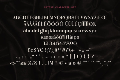 Satoru - Modern Sans Font studioalmeera 