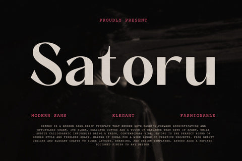 Satoru - Modern Sans Font studioalmeera 