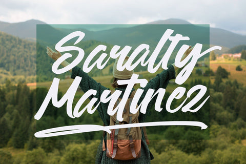 Sattyne Bregast - Bold Brush Font Type Font Letterena Studios 