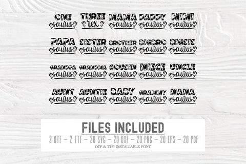 Saurus Family Svg, Custom Name Dinosaur Svg, Birthday Shirt SVG TonisArtStudio 