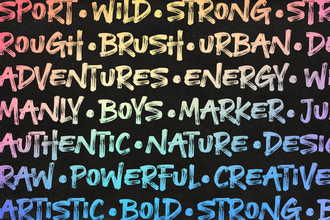 Savage Brusher - Marker Brush Font Font Subectype Studio 