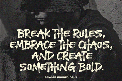 Savage Brusher - Marker Brush Font Font Subectype Studio 