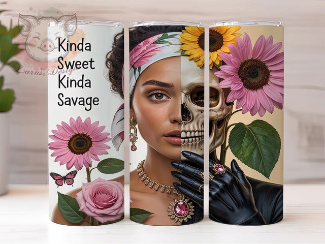 Savage Girl Boss Quote Tumbler, Funny Quote Tumbler, Sarcastic Women Present, Girl Boss Design, Badass Woman Cup, Empowering Gift, Savage Quote Tumbler Sublimation Lara' s Designs 