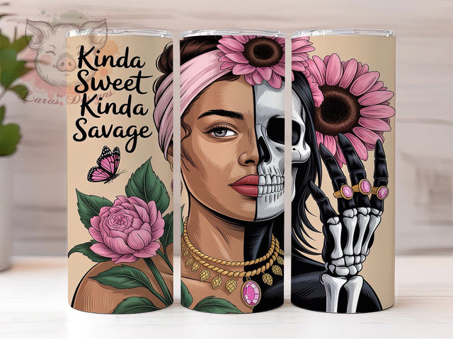 Savage Girl Boss Quote Tumbler, Funny Quote Tumbler, Sarcastic Women Present, Girl Boss Design, Badass Woman Cup, Empowering Gift, Savage Quote Tumbler Sublimation Lara' s Designs 