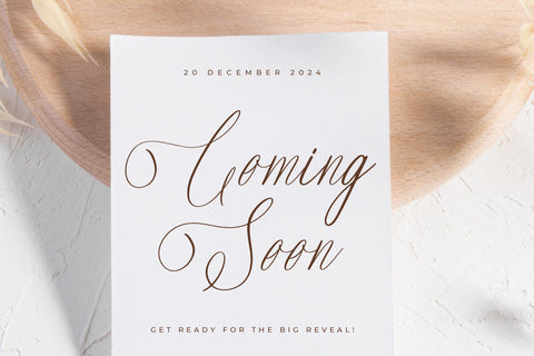 Savanah Glamour - Modern Beauty Script Font Letterena Studios 