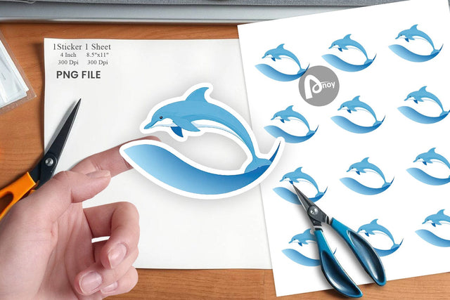 Save Ocean Sticker Sublimation artnoy 