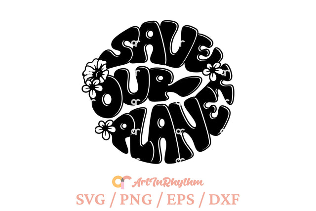 Save our planet Svg, Happy Earth Day Svg, Earth Day Svg, Retro Svg, Earth Svg SVG Artinrhythm shop 