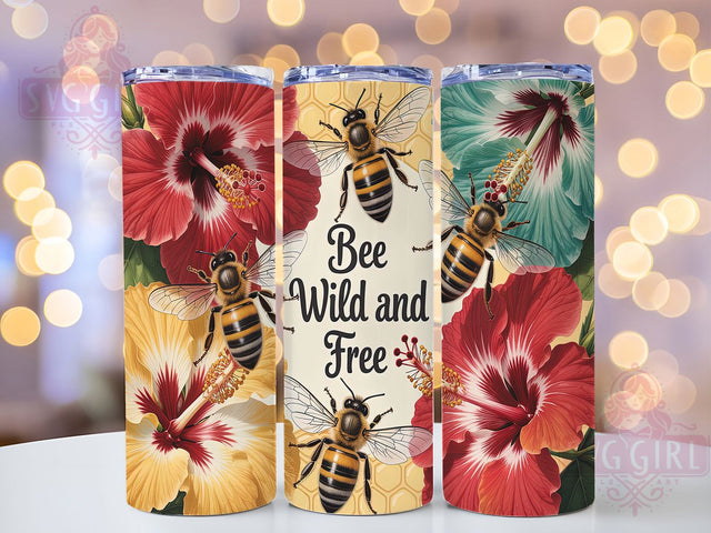 Save the Bees Nature Tumbler Wrap, Save Bees Design, Nature Quote Art, Bee Keeper Cup, Garden Life Gift, Pollinator Wrap, Bee Lover Sublimation Sublimation SvggirlplusArt 