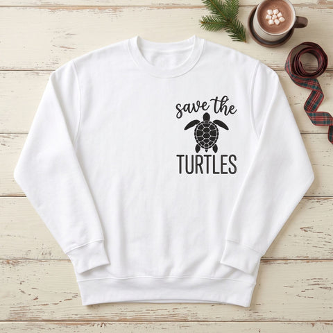 Save the Turtles Embroidery Design – Sea Turtle Ocean Conservation Wildlife Machine Embroidery File Embroidery/Applique DESIGNS PatternFeed8 
