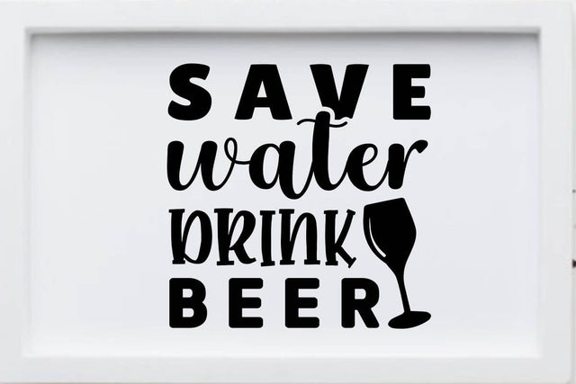 save water drink beer SVG Angelina750 
