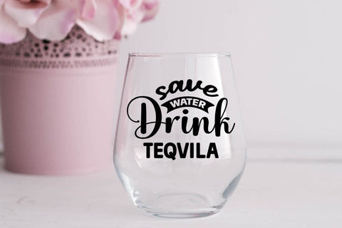Save Water Drink Teqvila SVG Angelina750 