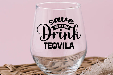 Save Water Drink Teqvila SVG Angelina750 