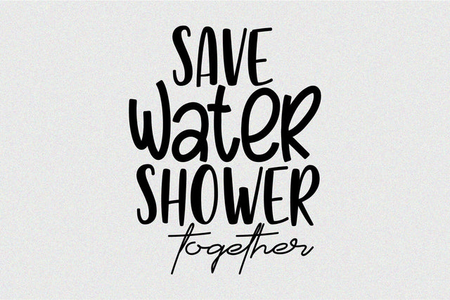 save water shower together SVG nirmal108roy 