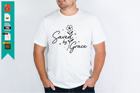 Saved by Grace SVG Design SVG Craftlabsvg24 