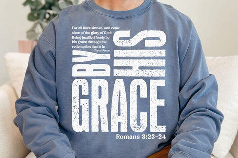 Saved By His Amazing Grace Svg, Jesus Svg SVG DesignDestine 