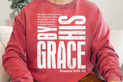 Saved By His Amazing Grace Svg, Jesus Svg SVG DesignDestine 