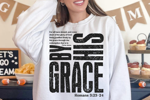 Saved By His Amazing Grace Svg, Jesus Svg SVG DesignDestine 
