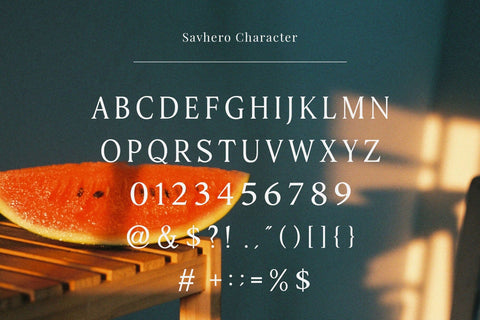 Savhero - Nostalgic Elegant Serif Font studioalmeera 