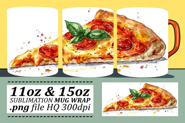 Savory Delights Pattern Wrap for Mugs Sublimation afrosvg 