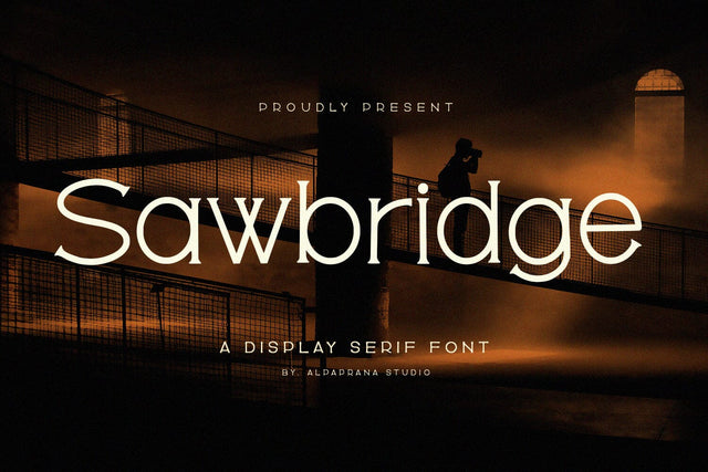 Sawbridge - Serif Font Font Alpaprana Studio 