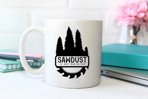 Sawdust is just man gliter, Father's Day T-shirt, Dad Quote Design SVG FiveStarCrafting 