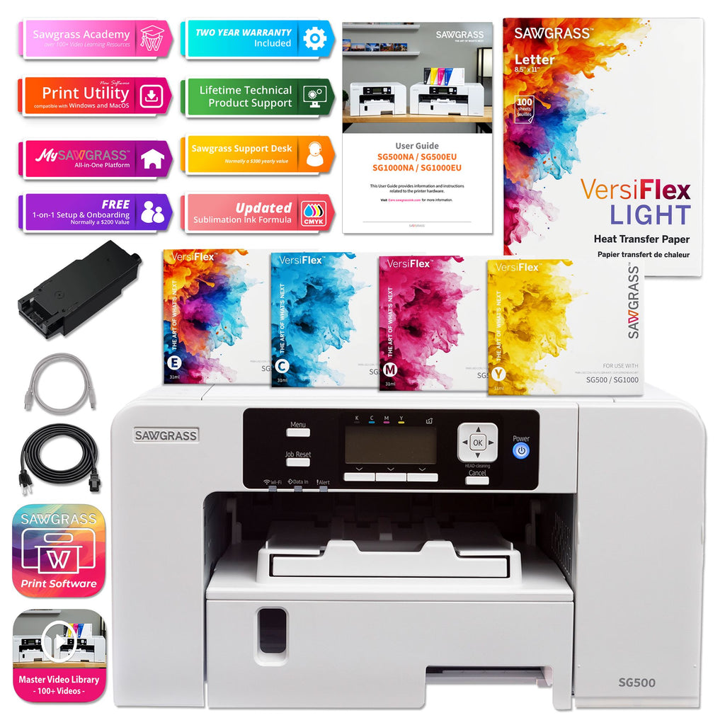 Sawgrass SG500 VersiFlex Decorating Printer and System - So Fontsy