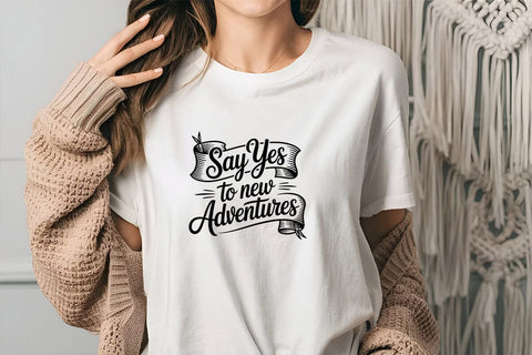 Say Yes To New Adventures SVG Angelina750 