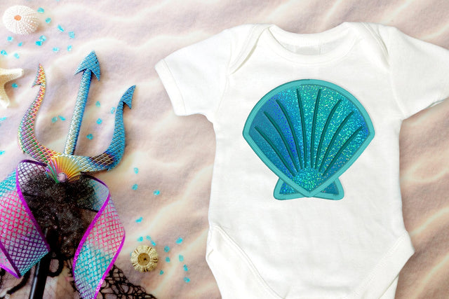 Scallop Shell Applique Embroidery Embroidery/Applique DESIGNS Designed by Geeks 