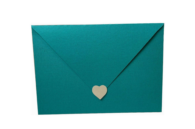 Scalloped Heart Envelope for 5x7 Card SVG Sharia Morton Designs 