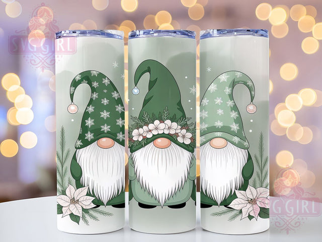 Scandinavian Christmas Gnome Tumbler, Nordic Gnome Pattern, Holiday Gnomes with Gifts, 20Oz Sublimation Wrap, Cozy Winter Gnome Art, Scandinavian Christmas Texture, Tumbler Sublimation Sublimation SvggirlplusArt 