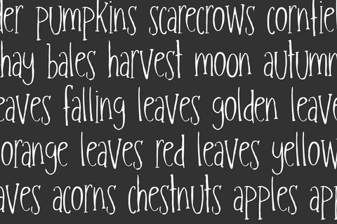 Scarecrow Horror Serif Display Font Font Beck McCormick 