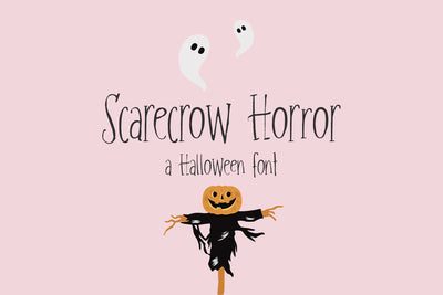Scarecrow Horror Serif Display Font Font Beck McCormick 