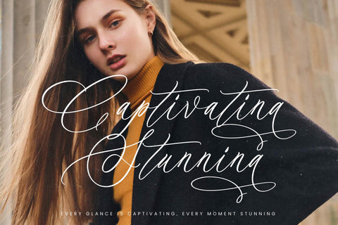 Scarletta Boutique - Handwritten Calligraphy Font Font Letterena Studios 