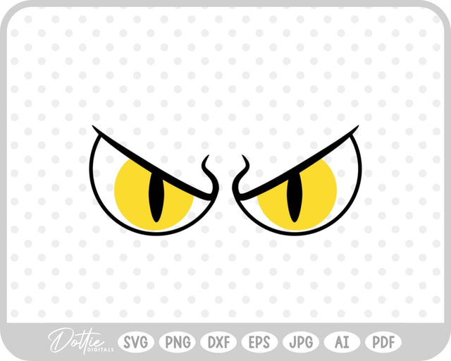 Scary Eyes SVG DottieDigitals 