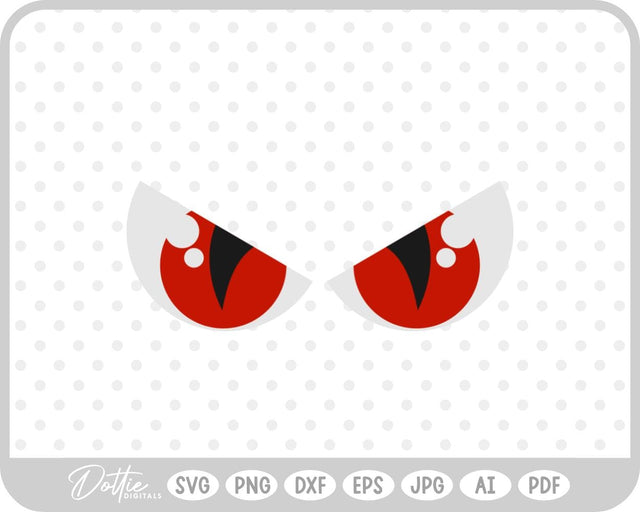 Scary Eyes SVG DottieDigitals 
