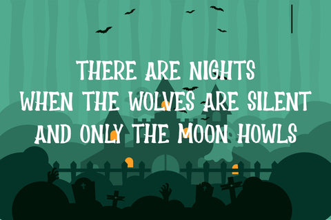 Scary House Font Dm Letter Studio 