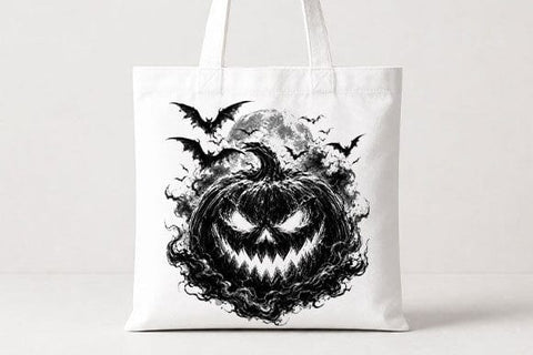 Scary Jack O Lantern PNG | Gothic Halloween Digital Download SVG BillahCrafts 