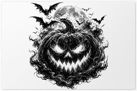 Scary Jack O Lantern PNG | Gothic Halloween Digital Download SVG BillahCrafts 