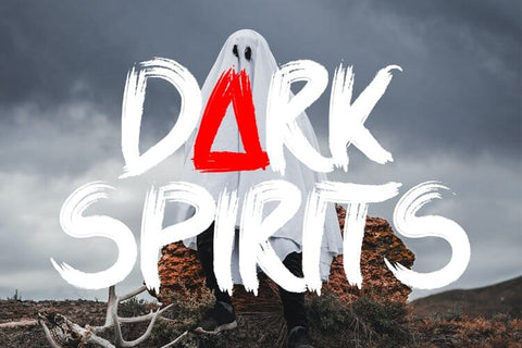 Scary Night - Handwritten Brush Font Dm Letter Studio 