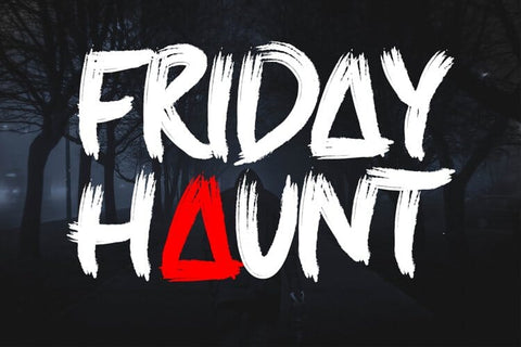 Scary Night - Handwritten Brush Font Dm Letter Studio 