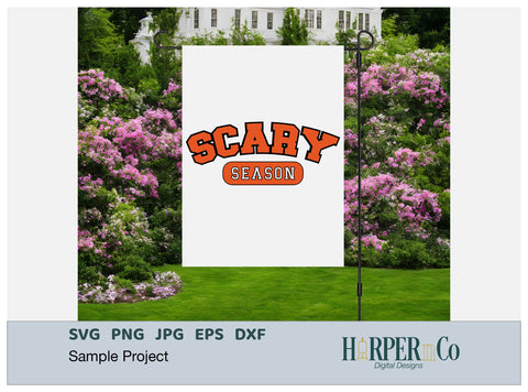 Scary Season SVG PNG Cut EPS File SVG HarperNCo 